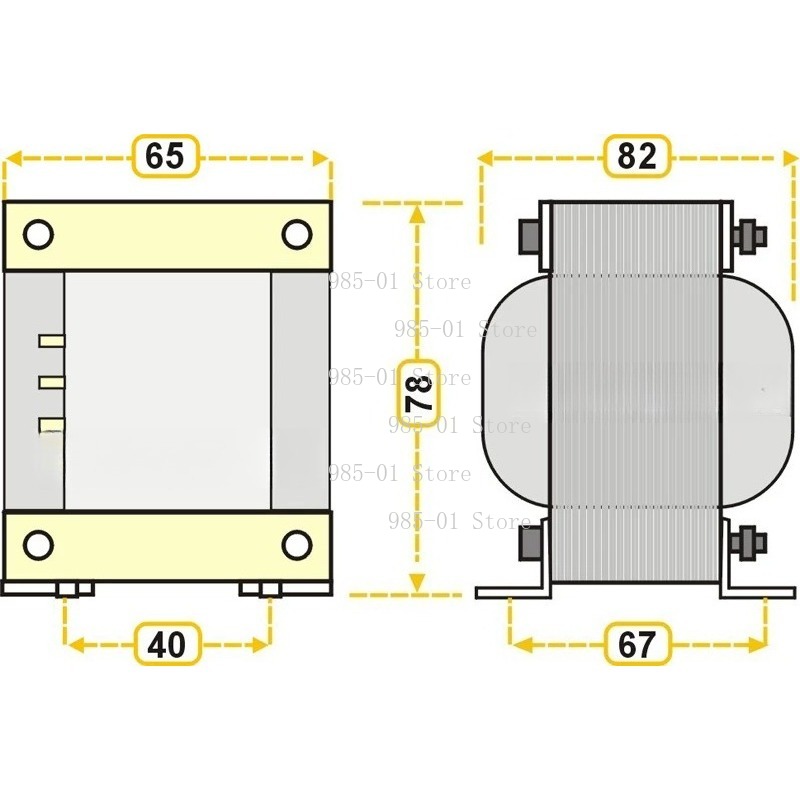 Tube Amplifier Part - Transformador de Potencia HiFi de 120W,
