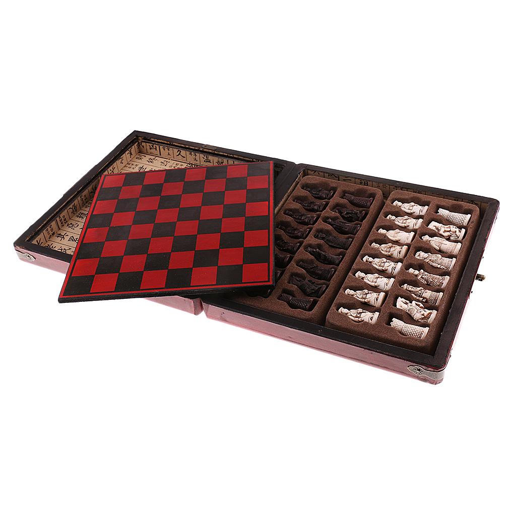 Vintage Collectible Board Games - Juego de ajedrez chino, tablero en