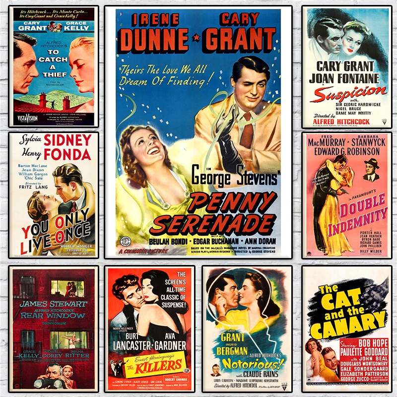 Vintage Collectible Furniture - Póster de colección de películas clásicas