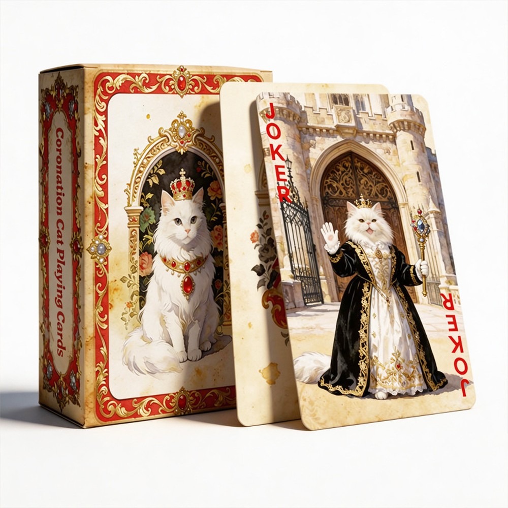 Vintage Collectible Playing Cards - 54 cartas de póker con diseños