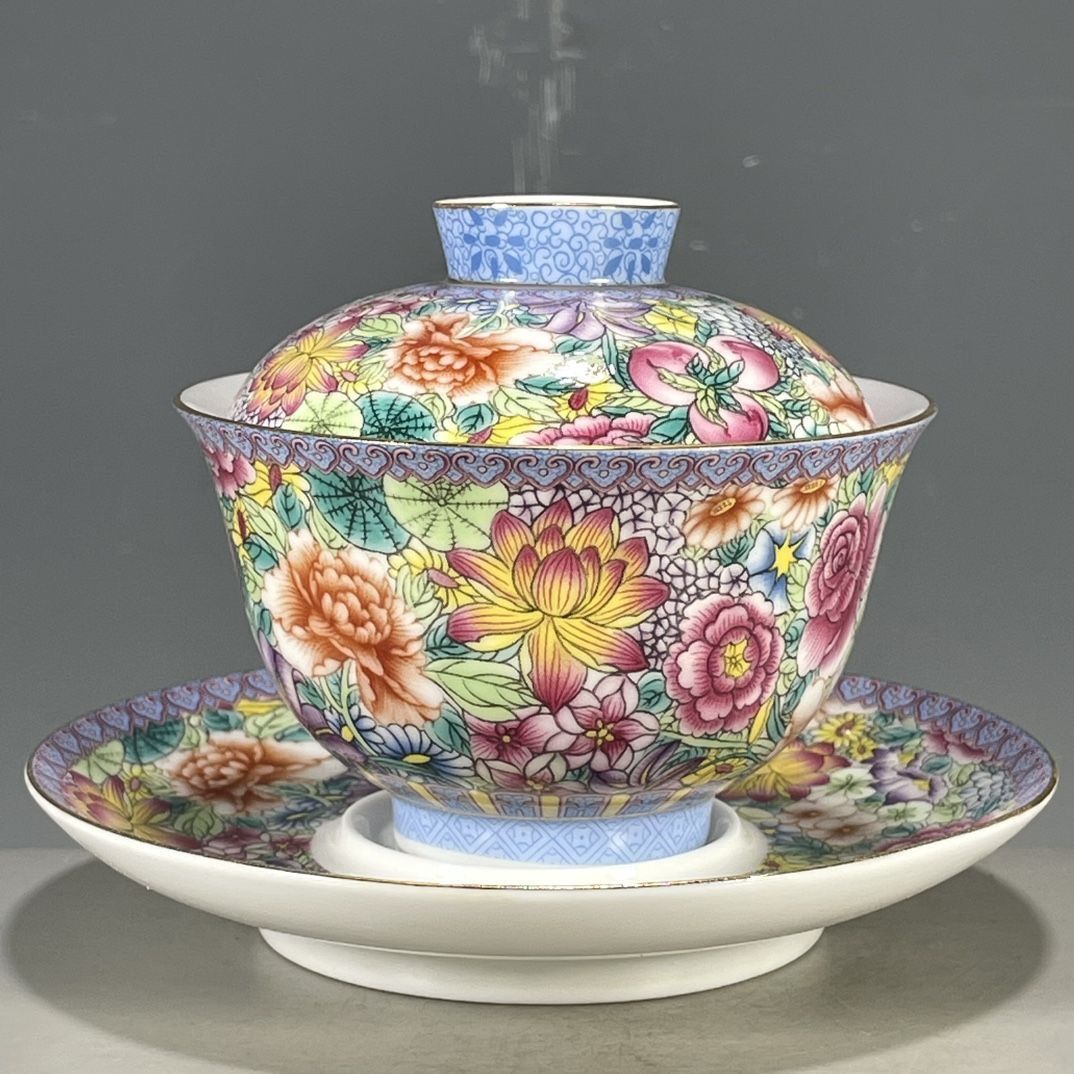 Juego de 3 Gaiwanes de Té Chin - Vintage Collectible Pottery reseña y precio