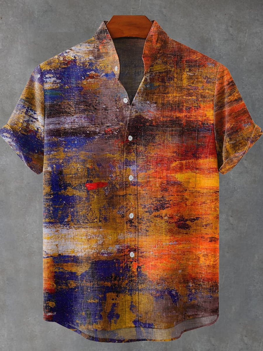 Camisa artística Vintage con d - Vintage Collectible Shop reseña y precio