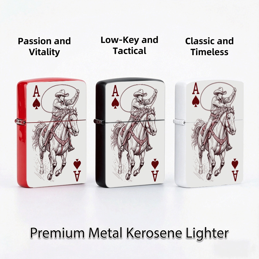 Encendedor con tapa abatible,  - Vintage Collectible Playing Cards reseña y precio