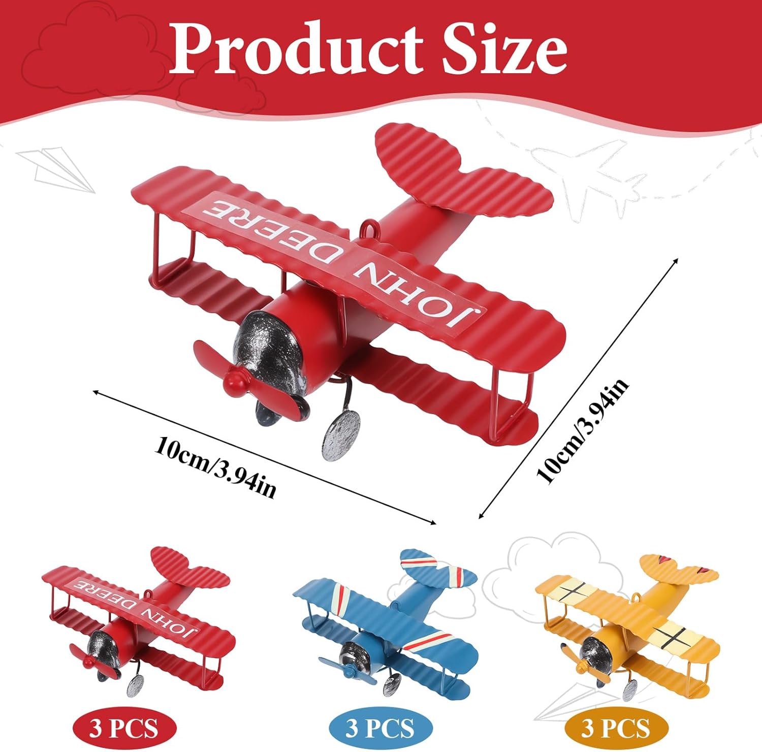 Modelo de Avión Metálico Vinta - Vintage Collectible Furniture reseña y precio