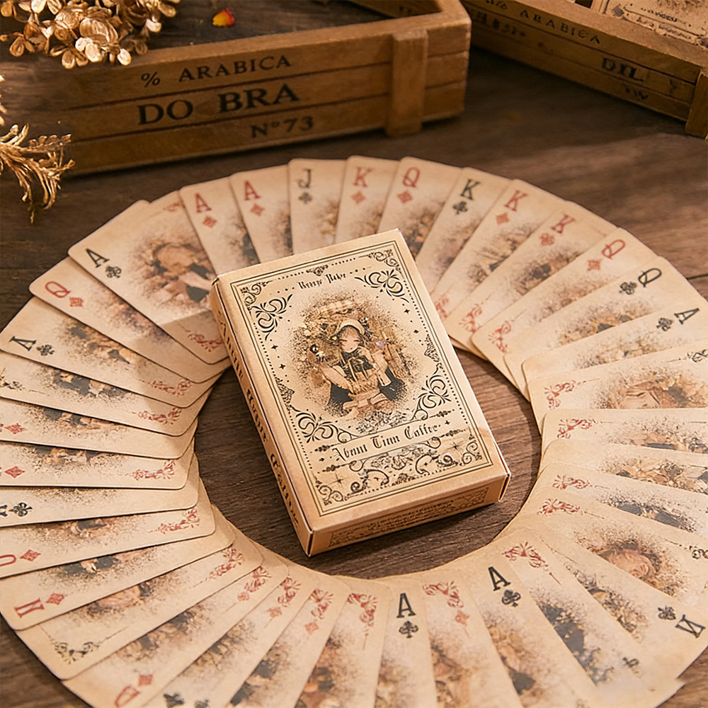 Cartas de juego vintage con di - Vintage Collectible Playing Cards reseña y precio