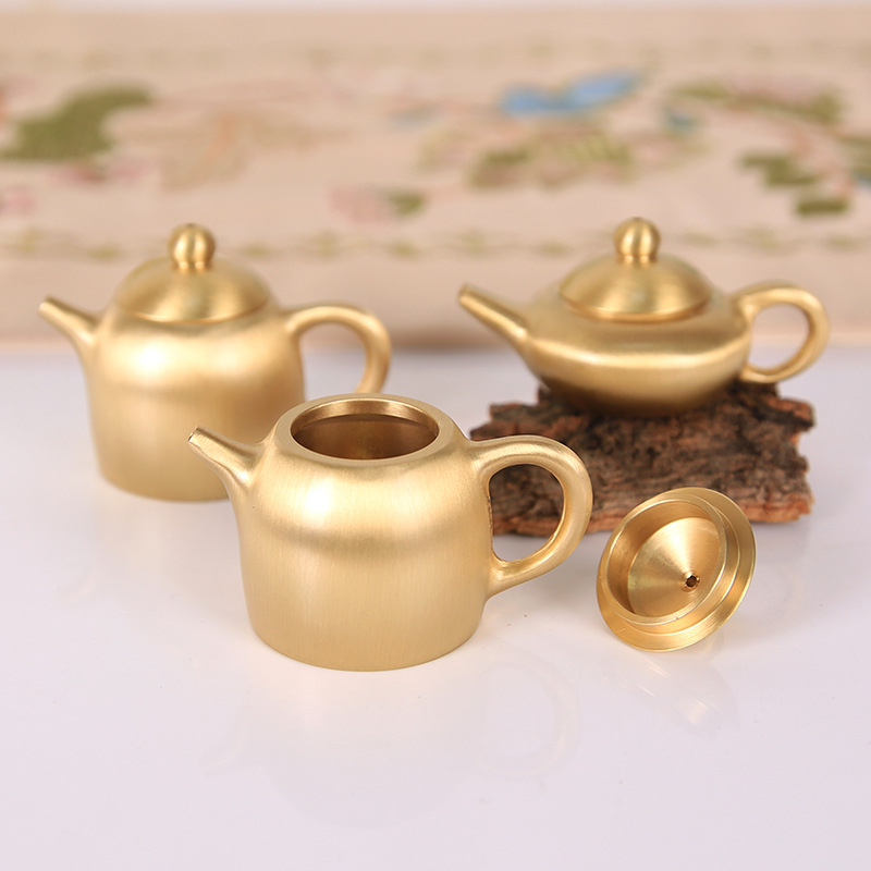 Mini Tetera de Latón, Decoraci - Vintage Collectible Furniture reseña y precio
