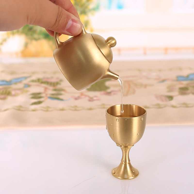 Mini Tetera de Latón, Decoraci - Vintage Collectible Furniture reseña y precio