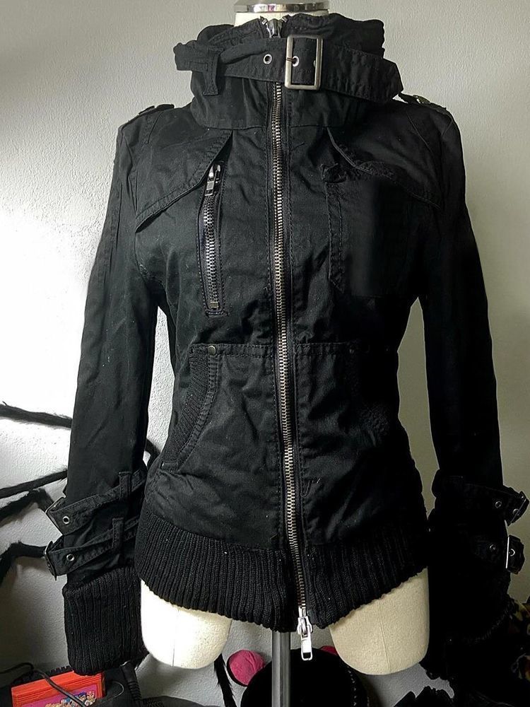 Sudadera con capucha negra vin - Vintage Zip Hoodie reseña y precio