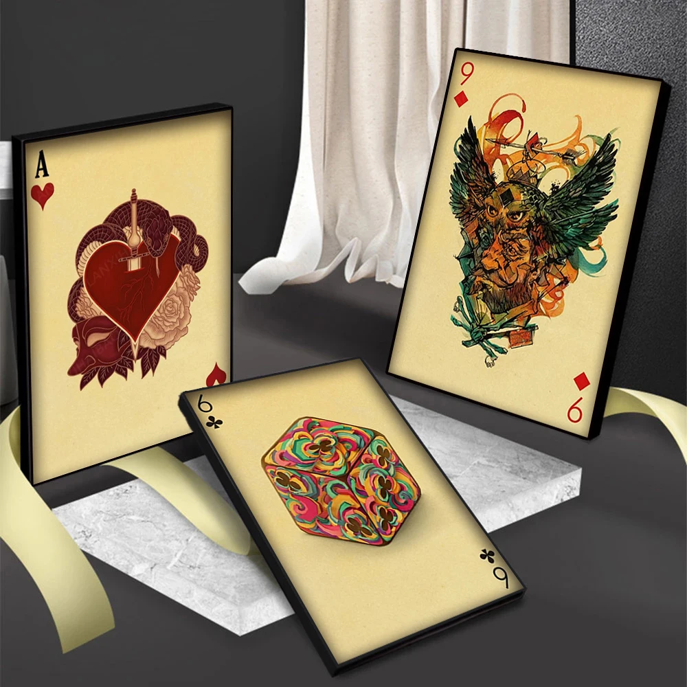 Póster con citas de cartas de  - Vintage Collectible Playing Cards reseña y precio