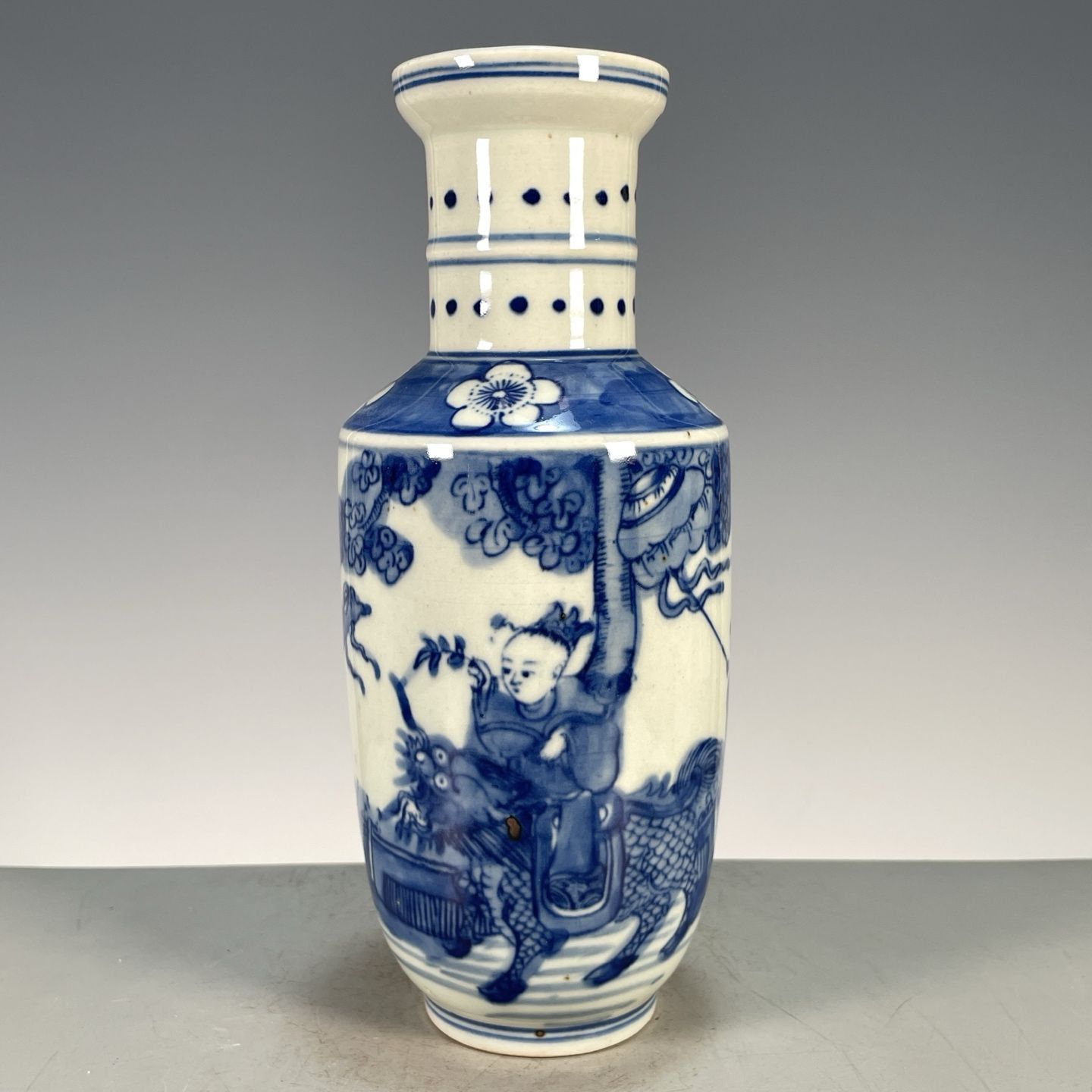 Jarrón Rouleau de Porcelana Az - Vintage Collectible Pottery reseña y precio
