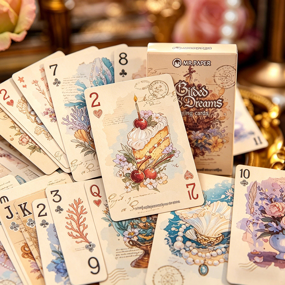 55 Cartas de Juego Estéticas V - Vintage Collectible Playing Cards reseña y precio
