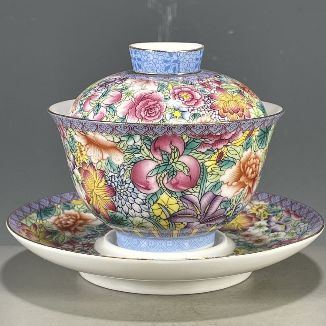 Gaiwan Chino Vintage de 3 Piez - Vintage Collectible Pottery reseña y precio