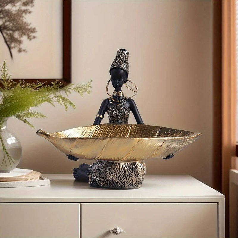 Escultura de Chica Africana So - Vintage Collectible Furniture reseña y precio