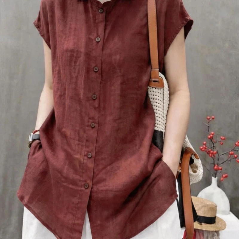 Blusa de Oficina para Mujer, M - Vintage Collectible Buttons reseña y precio