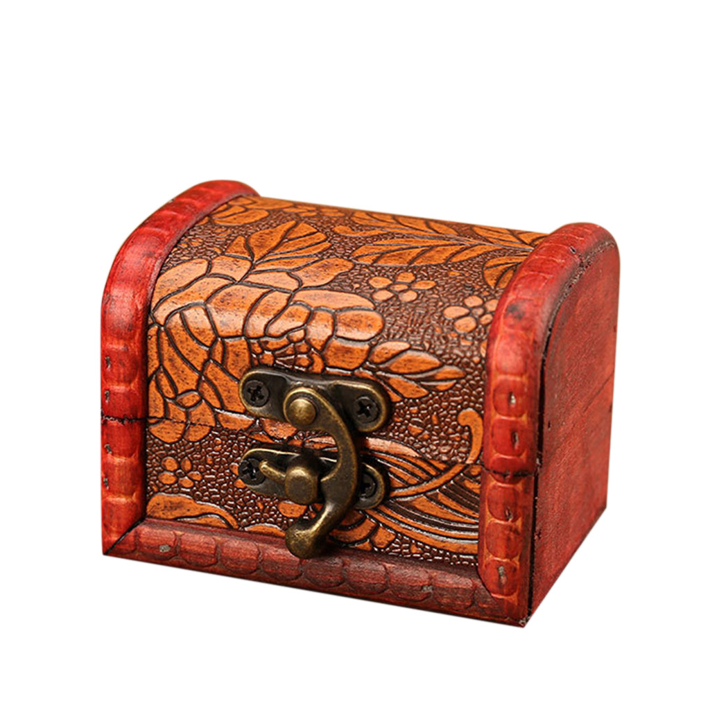 Caja de joyería de madera vint - Vintage Collectibles reseña y precio