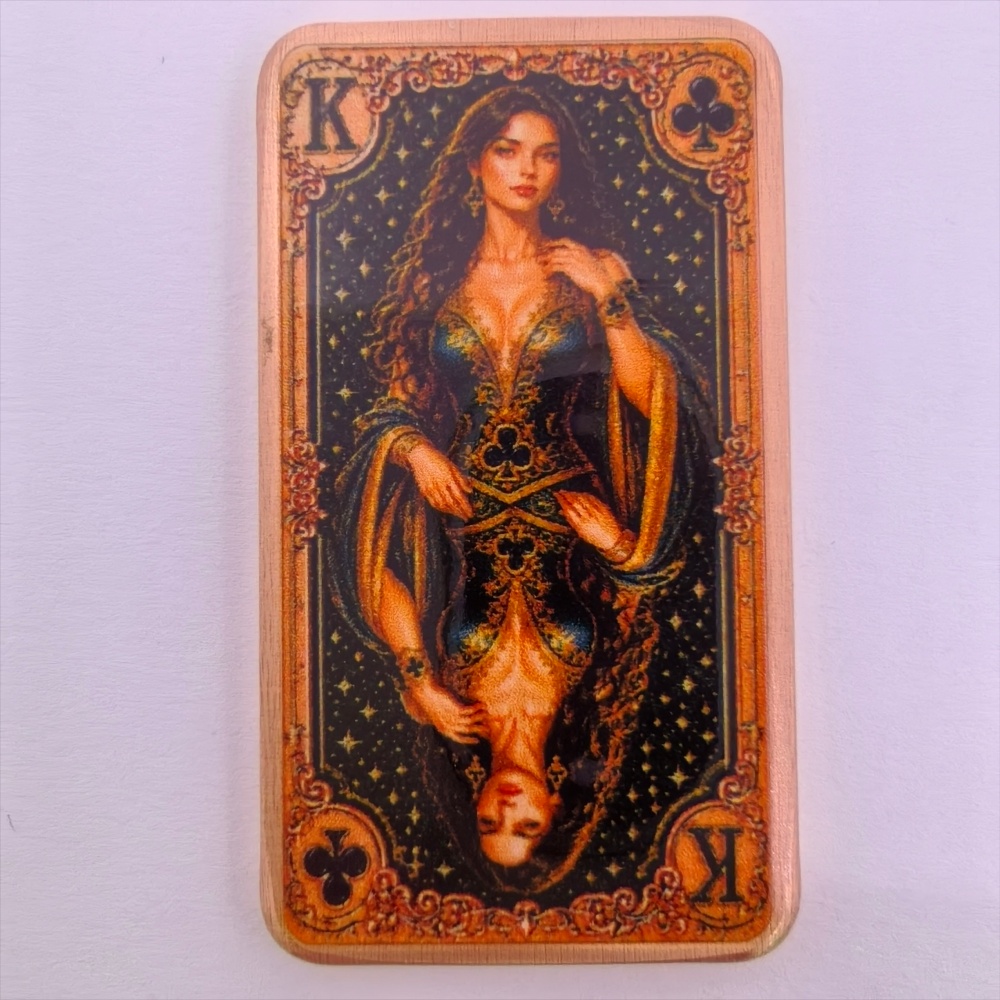 Barra de cobre puro .999 de 1  - Vintage Collectible Playing Cards reseña y precio