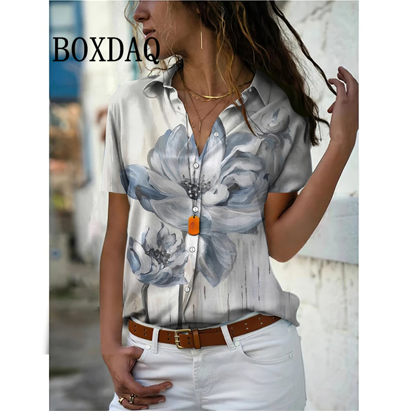Camisa de verano para mujer, b - Vintage Collectible Buttons reseña y precio