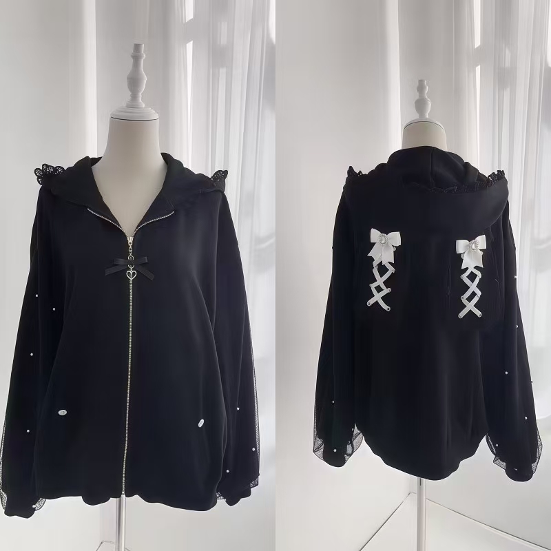 Chaqueta con Capucha de Orejas - Vintage Zip Hoodie reseña y precio